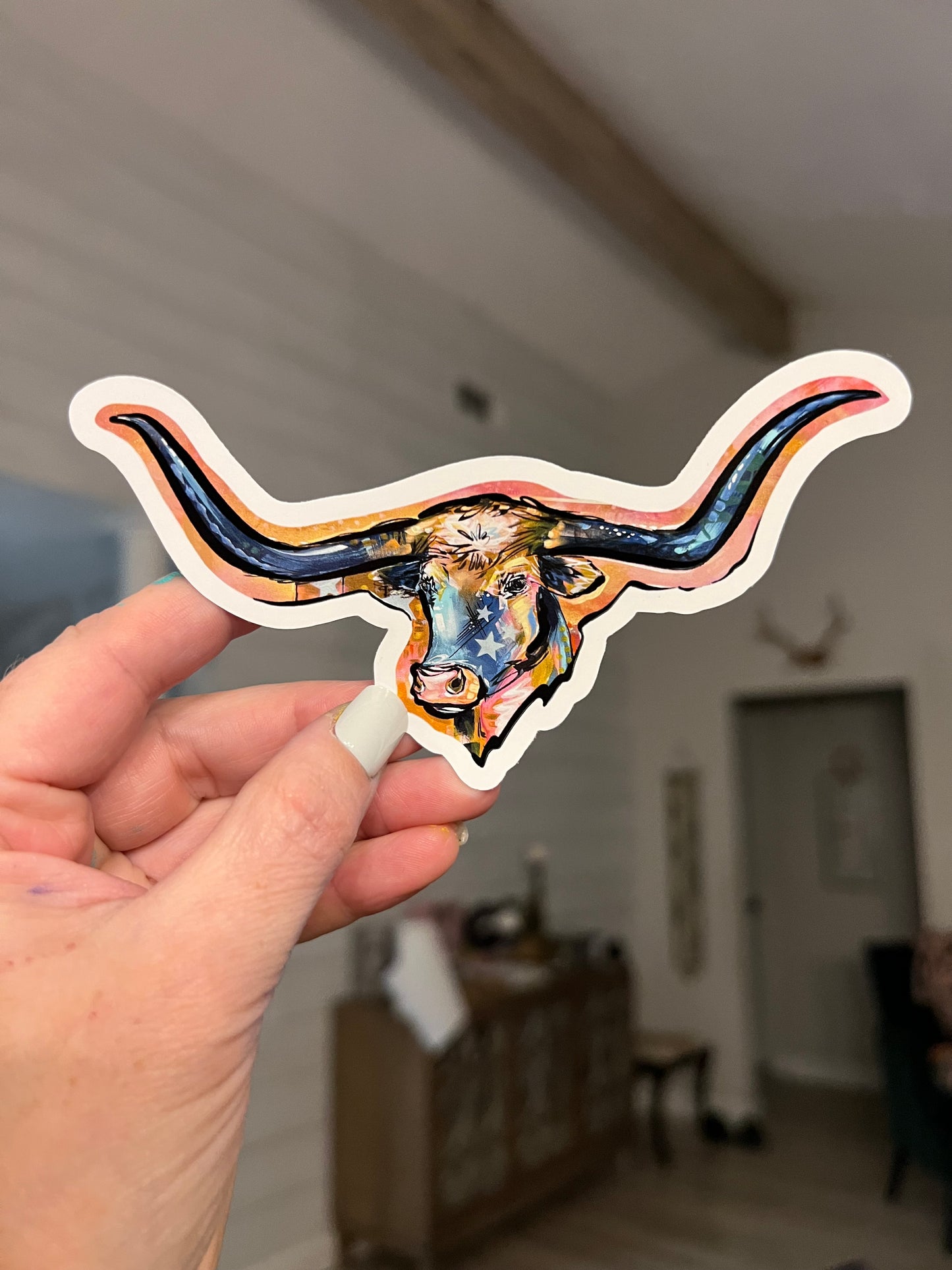 Texas Longhorn Sticker
