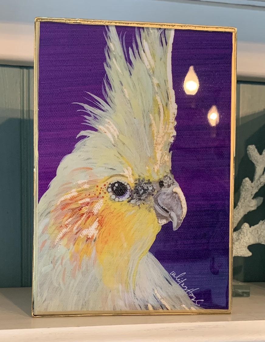 Cockatiel Resin Coated - Whitney Hayden