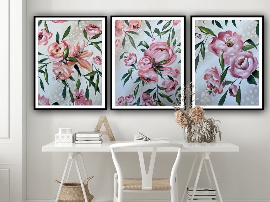 Bee Sweet, Bee Happy, Bee Well Art Prints - Whitney Hayden
