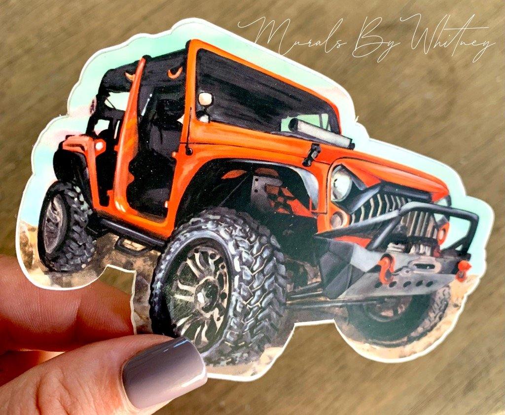 Orange Jeep - Whitney Hayden
