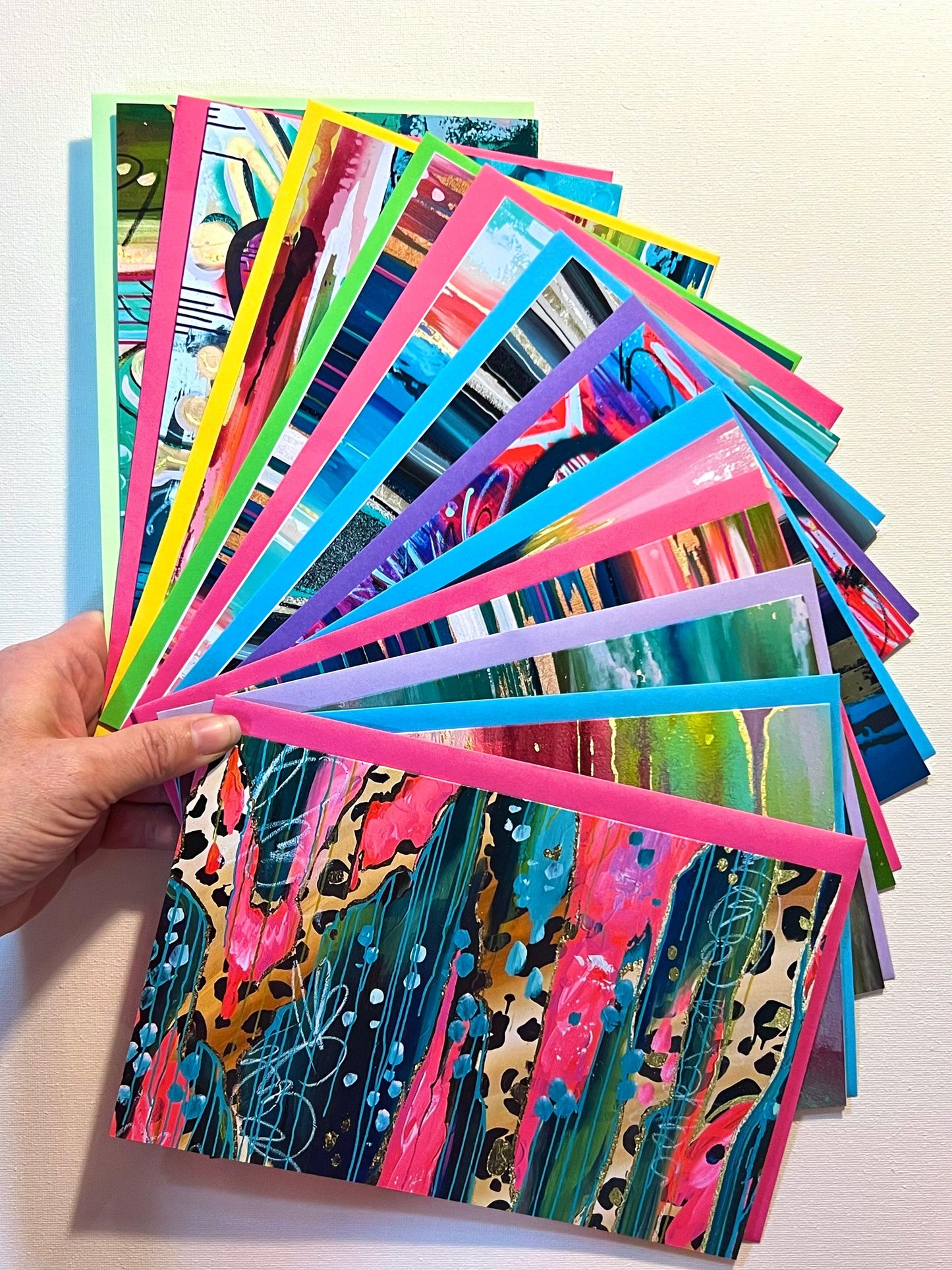 Abstract Art Note Card Mixed Set - Whitney Hayden