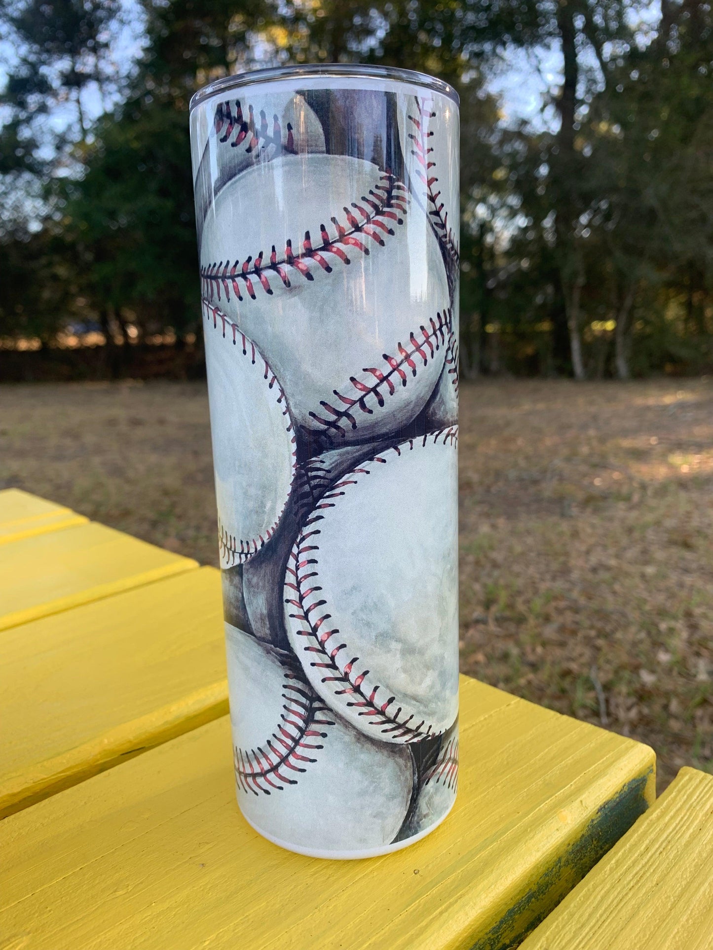 Baseballs Skinney Tumbler - Whitney Hayden