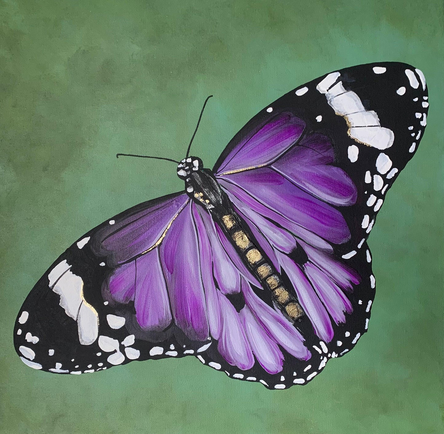 Purple Destiny Butterfly Print - Whitney Hayden