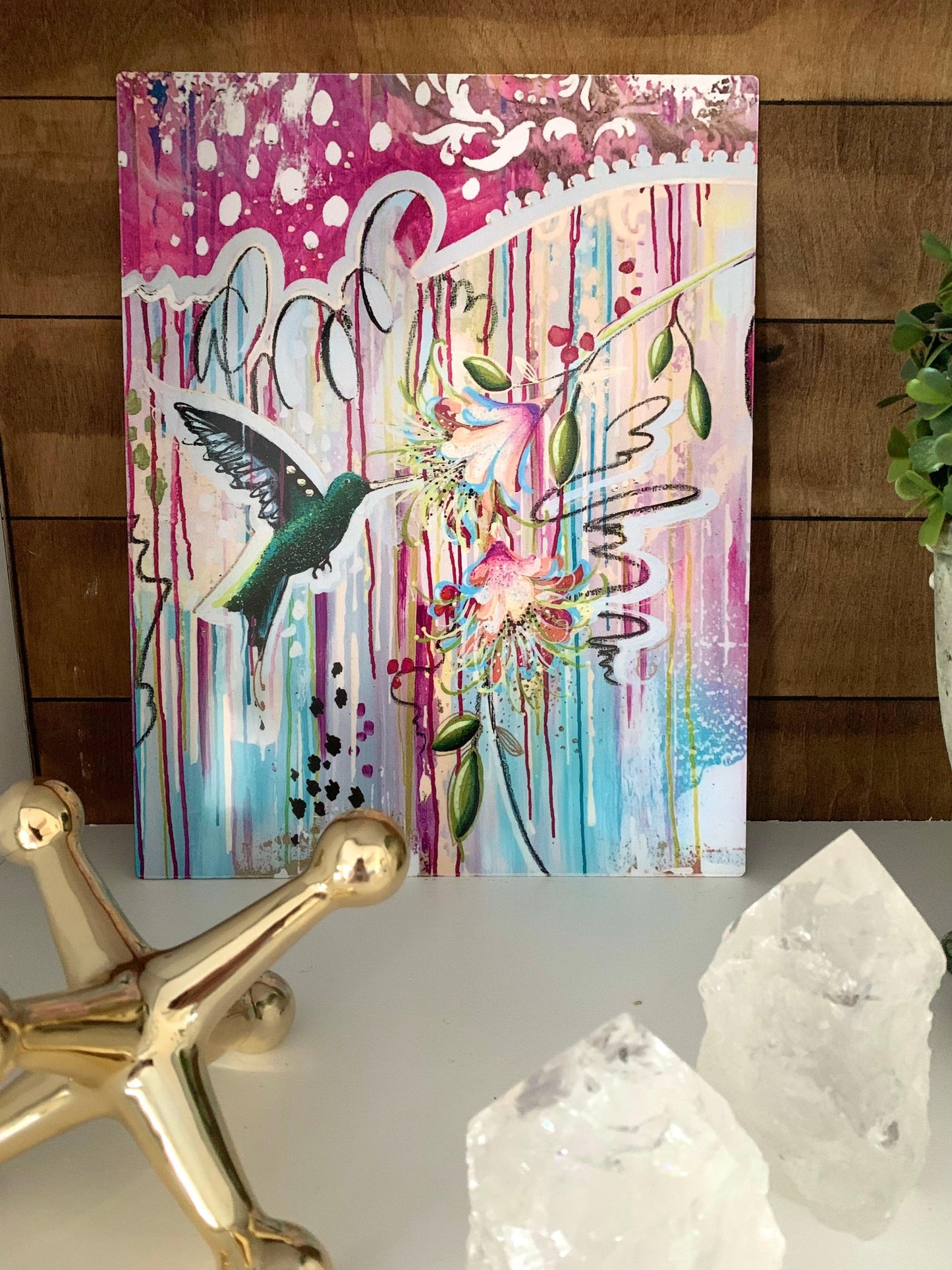 Seek Out The Good Metal Art Print - Whitney Hayden