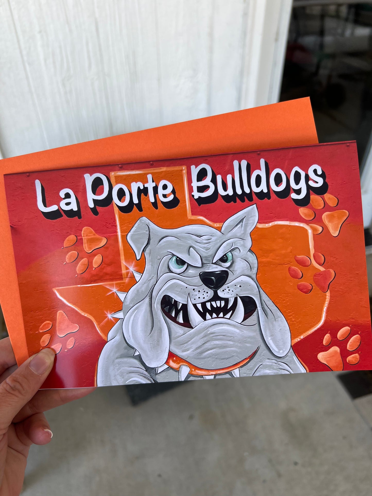 LP Bulldogs Art Note Card Set - Whitney Hayden