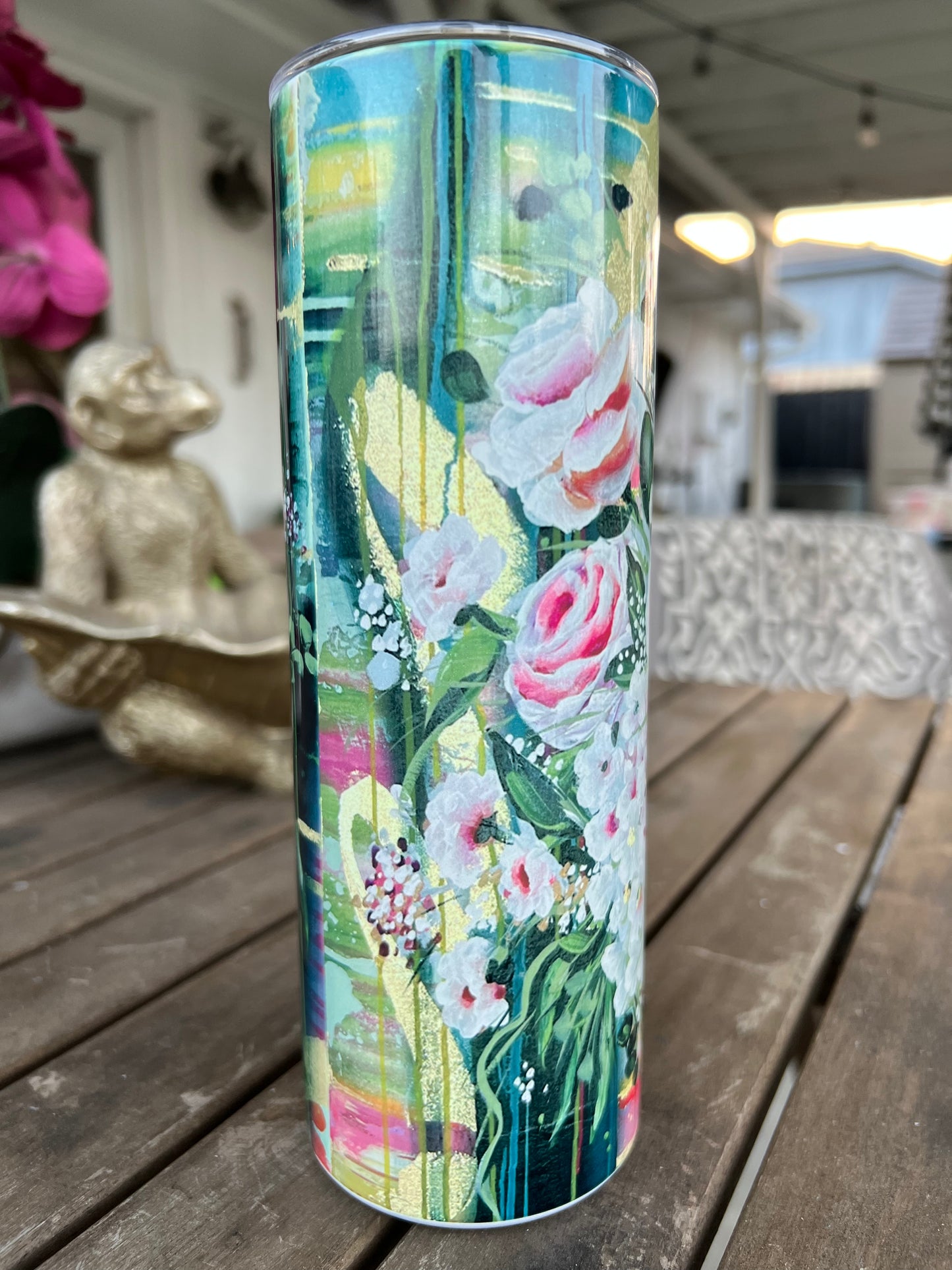 Floral Print - Skinny Tumbler - Whitney Hayden
