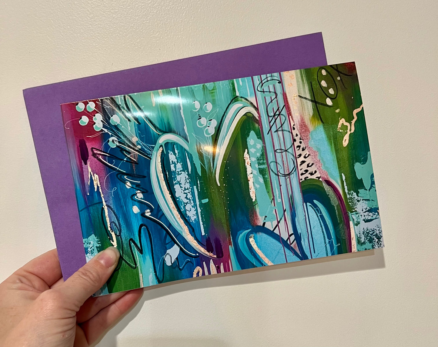 Graffiti Heart #7 Art Note Card Set - Whitney Hayden