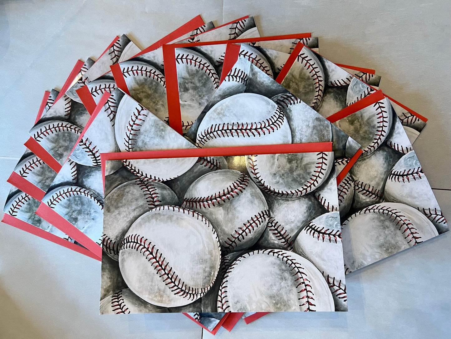 Baseball Art Note Card Set - Whitney Hayden