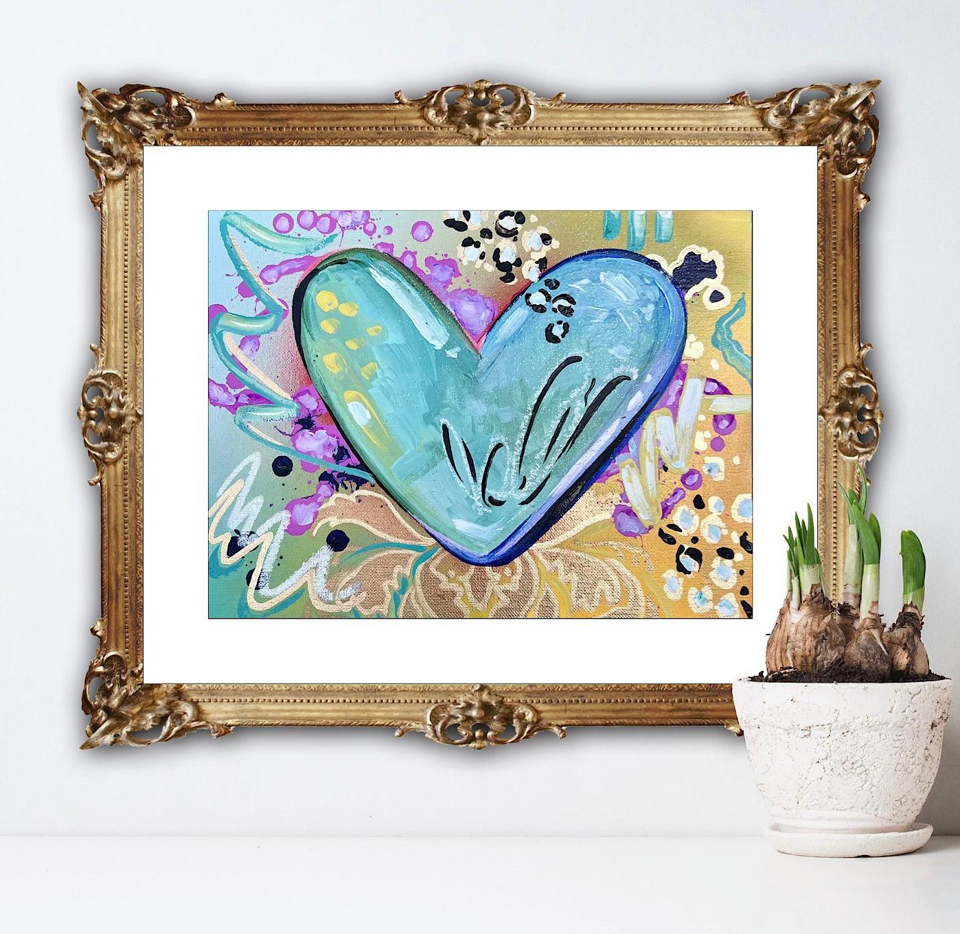 Graffiti Heart Collection #1 Art Print - Whitney Hayden