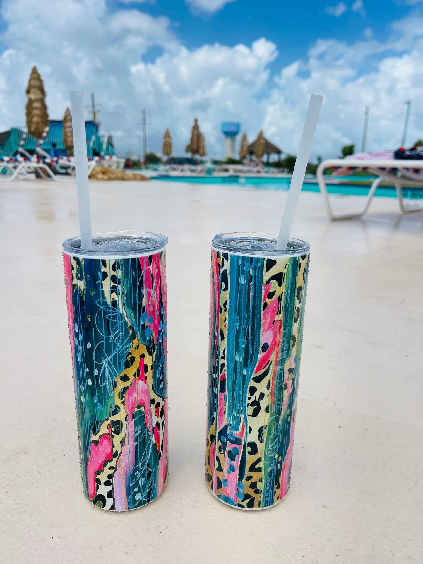 Southern Fuss Print - Skinny Tumbler - Whitney Hayden