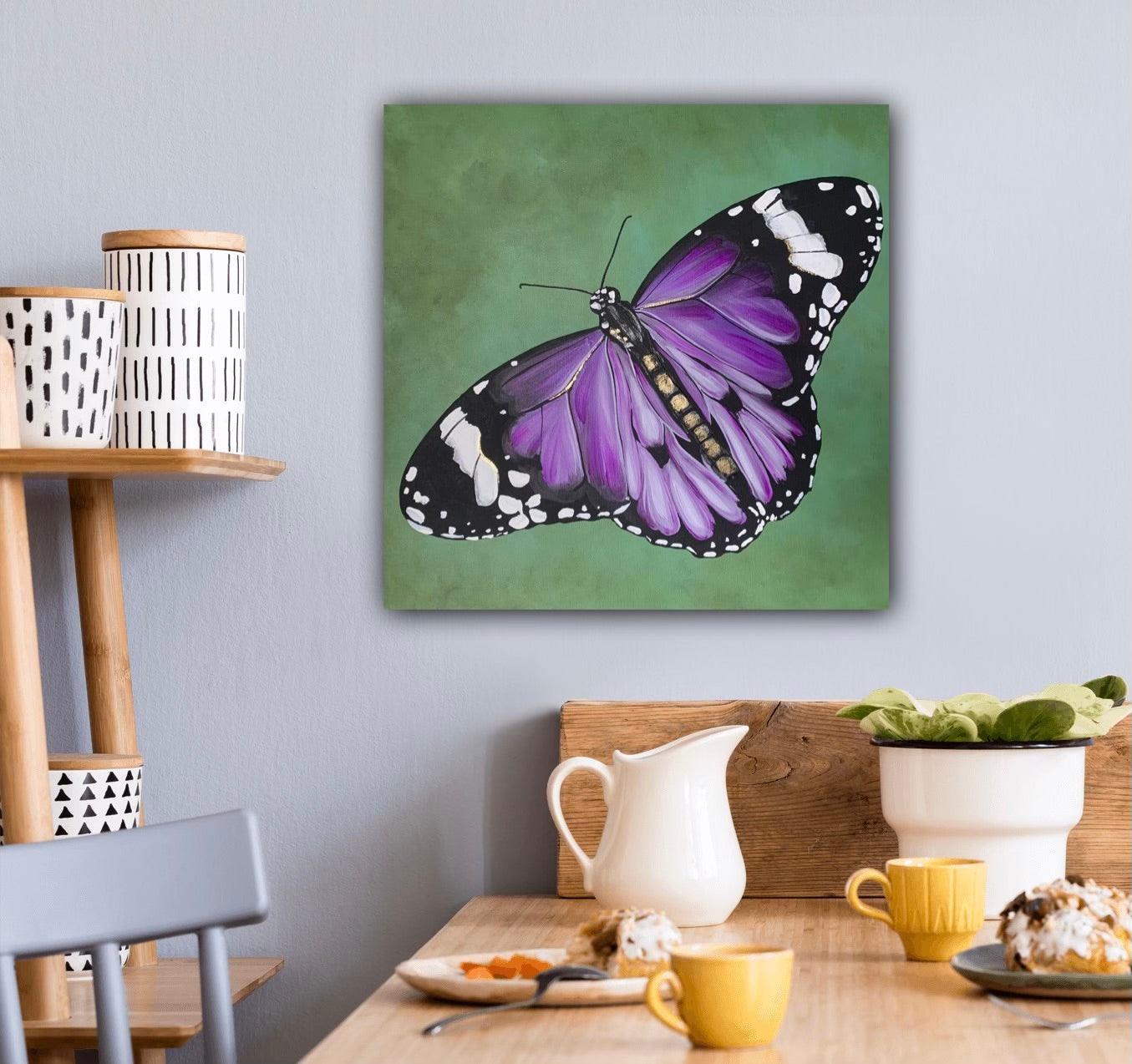 Purple Destiny Butterfly Print - Whitney Hayden