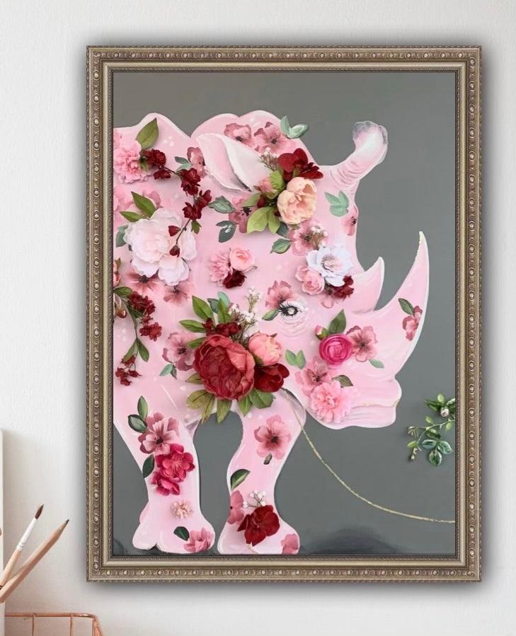 Pet Rhino Fine Art Print - Whitney Hayden