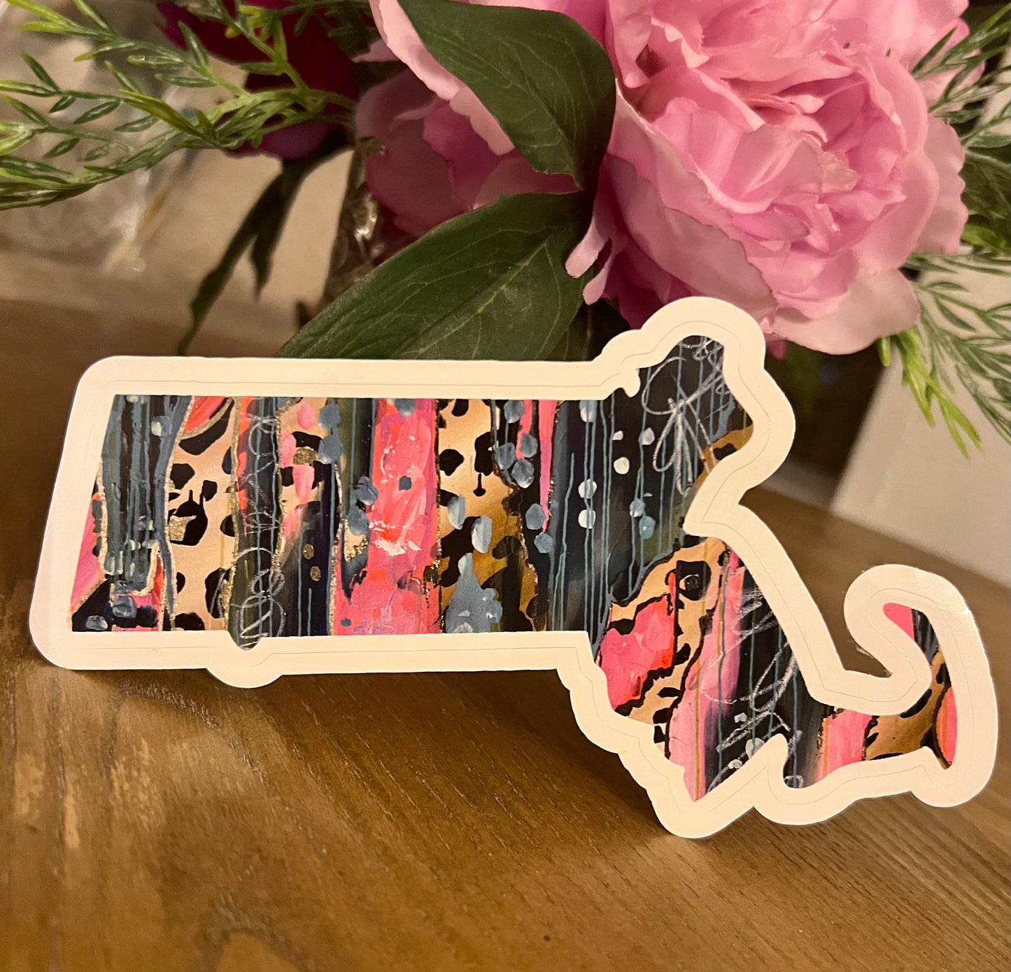 Massachusetts Sticker - Whitney Hayden