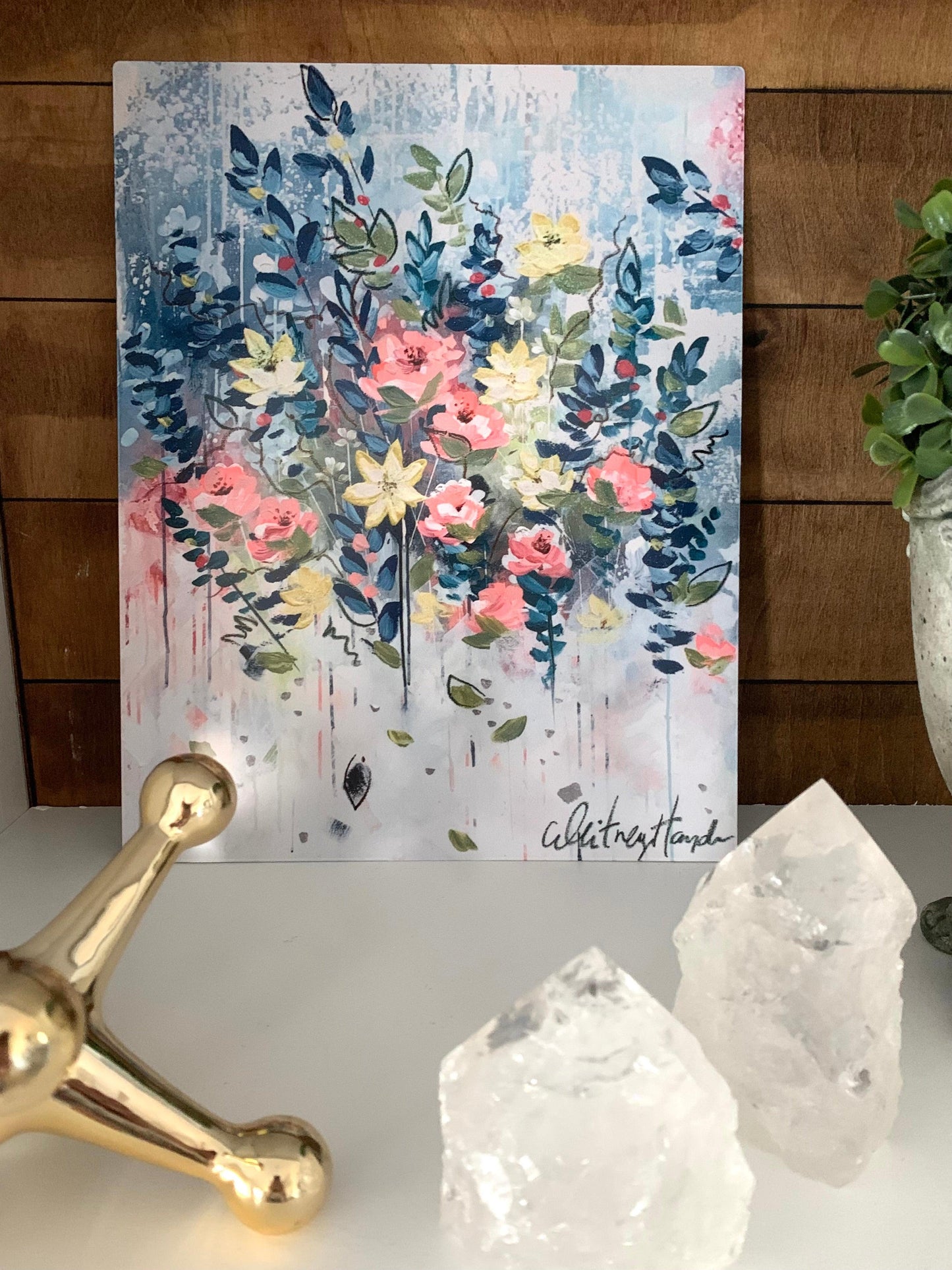 Spring Rain Metal Art Print - Whitney Hayden