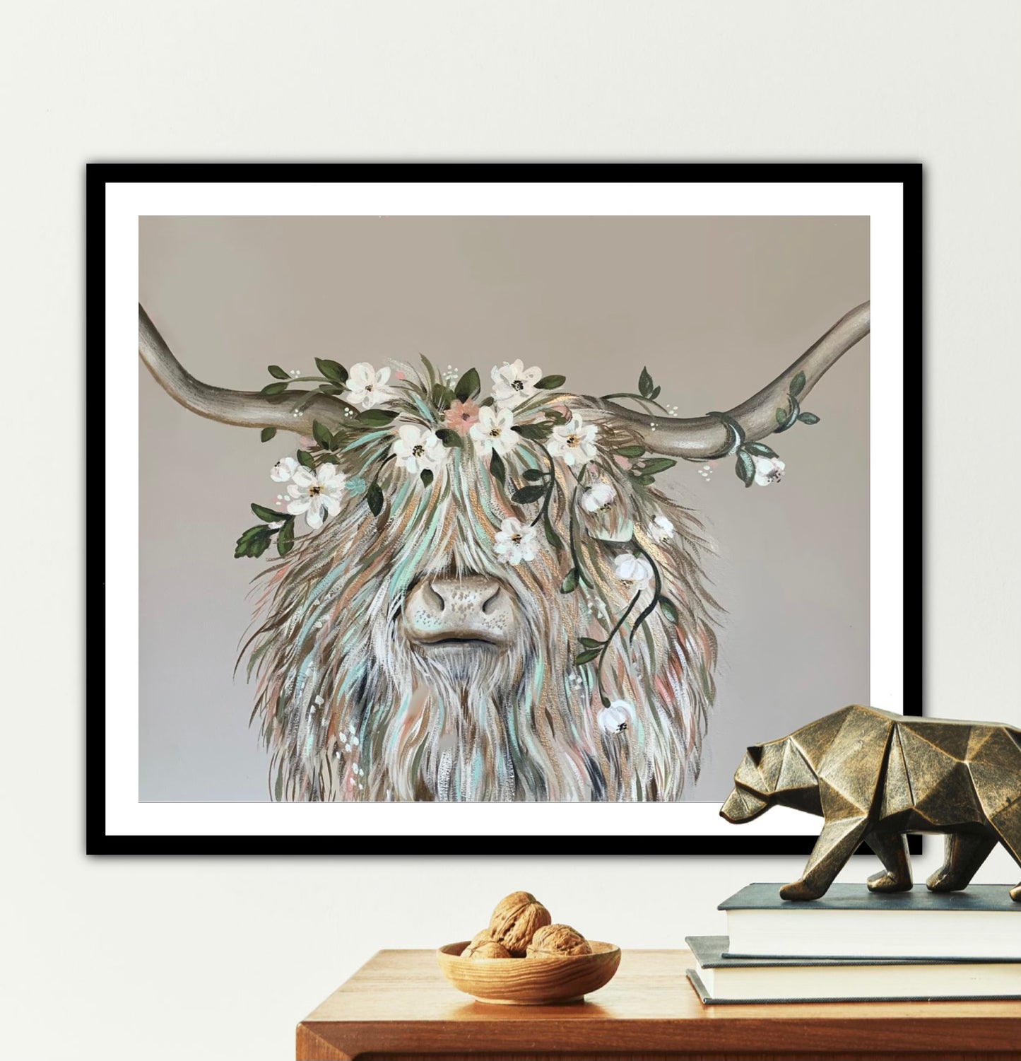 Highland Cow Art Print - Whitney Hayden
