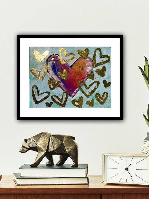 Graffiti Heart Collection #5 Art Print - Whitney Hayden