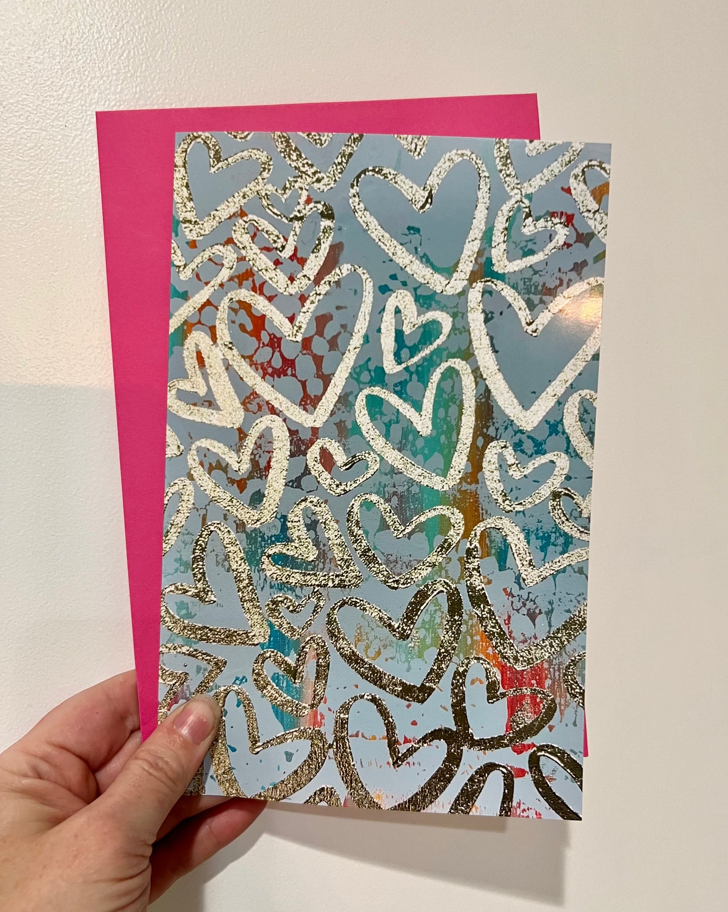 Graffiti Heart #3 Art Note Card Set - Whitney Hayden