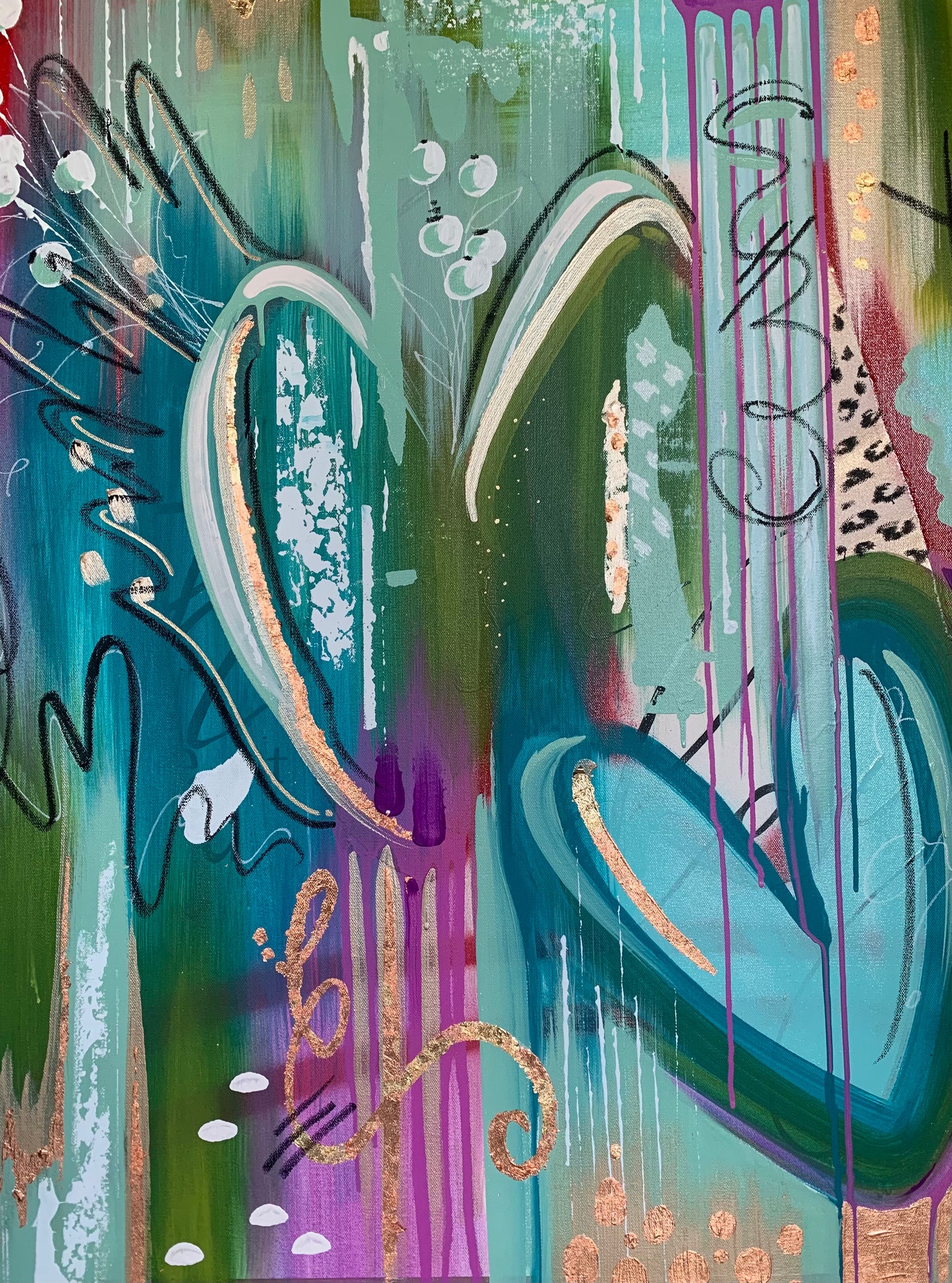 XOXO Metal Art Print - Whitney Hayden