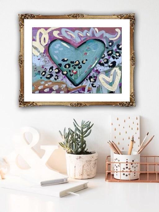 Graffiti Heart Collection #2 Art Print - Whitney Hayden