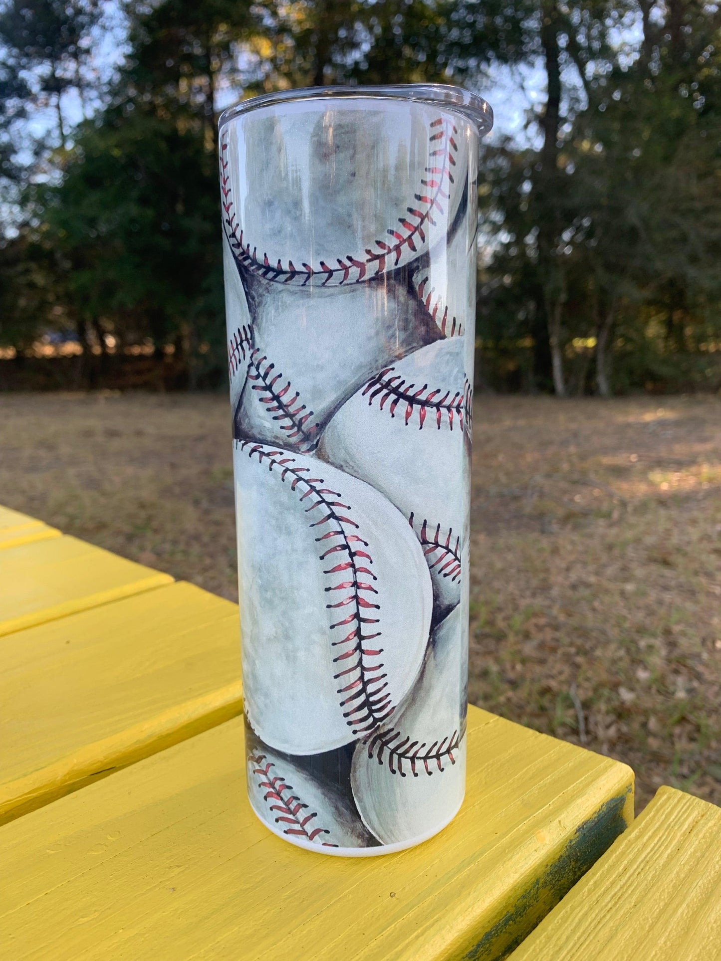 Baseballs Skinney Tumbler - Whitney Hayden