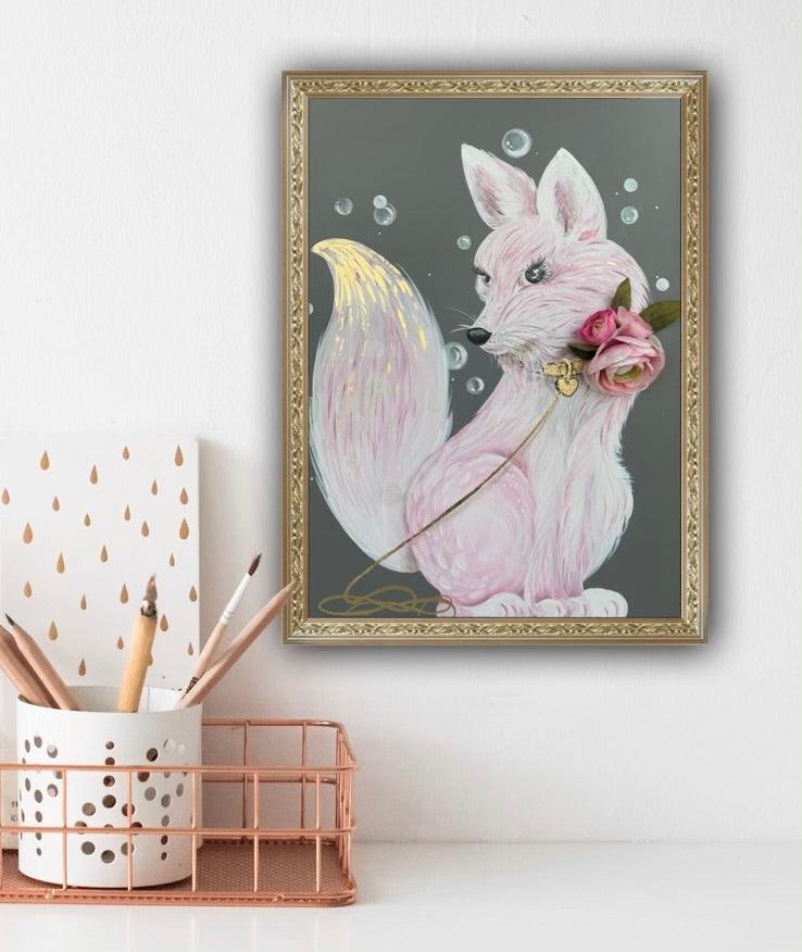 Floral Fox Fine Art Print - Whitney Hayden