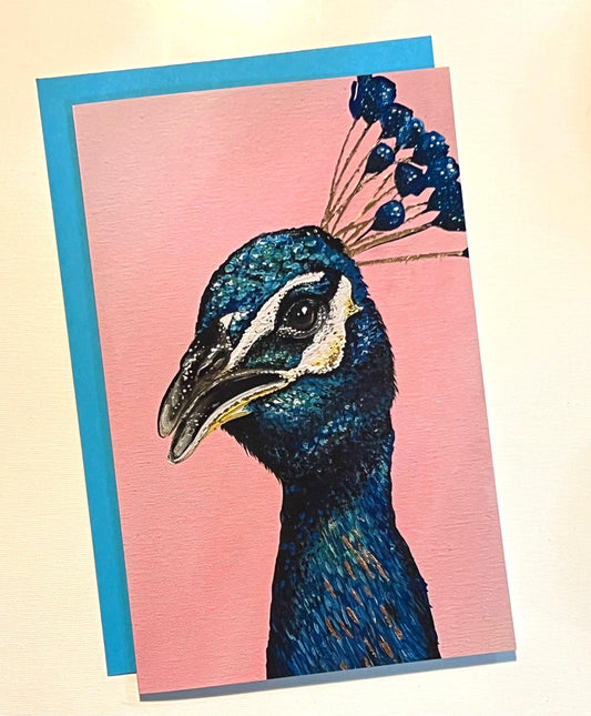 Peacock Art Note Card Set - Whitney Hayden