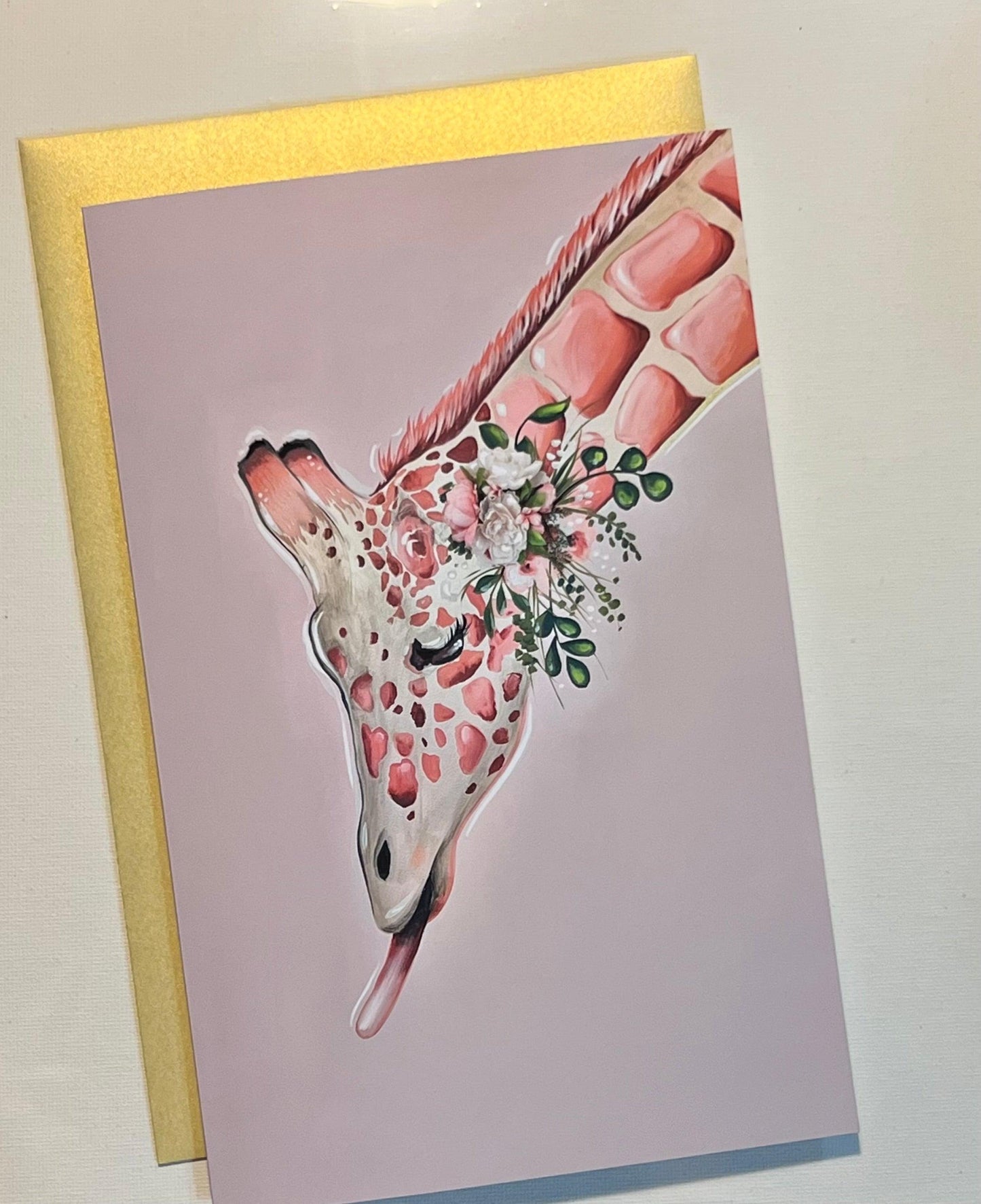Giraffe Art Note Card Set - Whitney Hayden