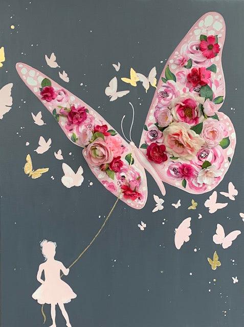 Floral Pet Butterfly Print - Whitney Hayden