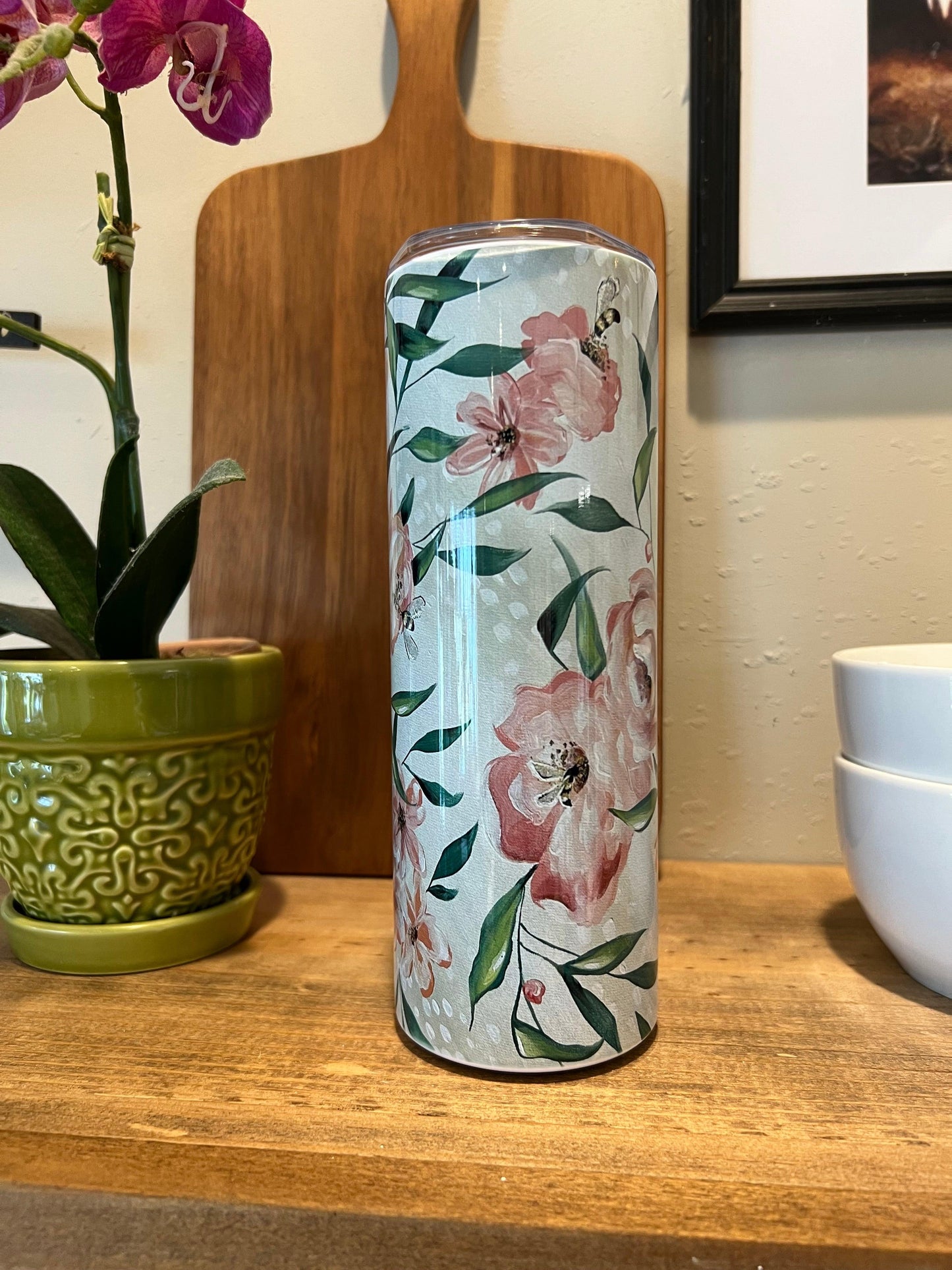 Sweet as can Bee Fine Art Print - Skinny Tumbler - Whitney Hayden