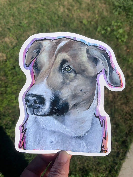 Dog sticker