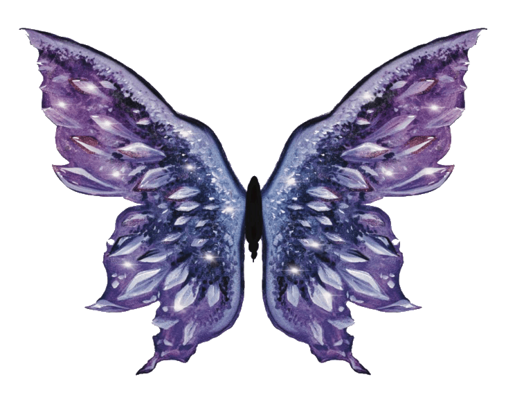 Amethyst Wings Sticker - Whitney Hayden