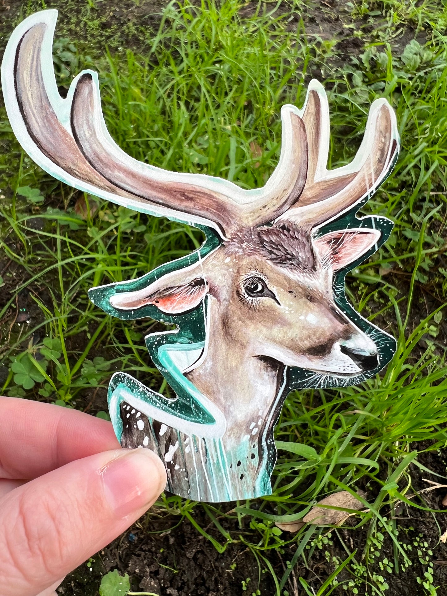 Frolic Deer Sticker - Whitney Hayden