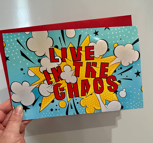Live In The Chaos Art Note Card Set - Whitney Hayden