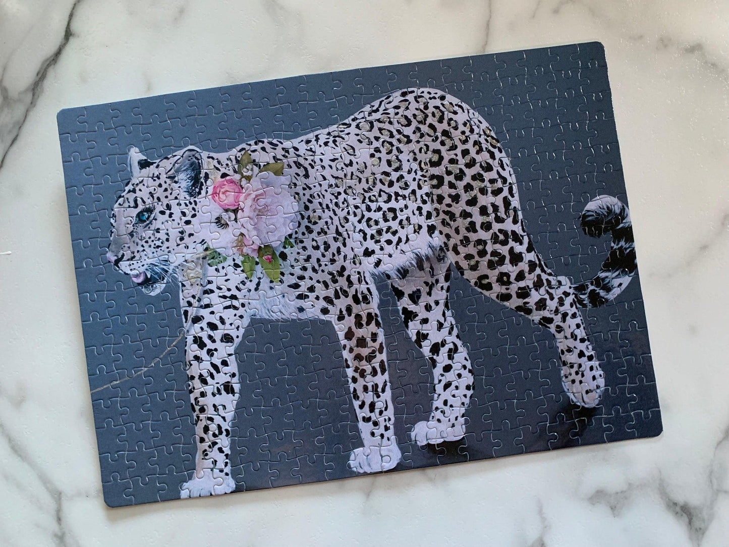 Floral Leopard Puzzles Large - Whitney Hayden