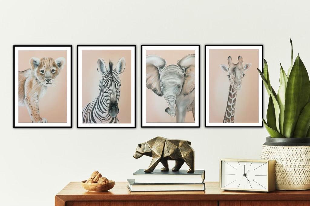 Animals Set of 4 Art Print - Whitney Hayden