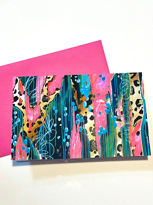 Southern Fuss Abstract Art Note Card Set - Whitney Hayden