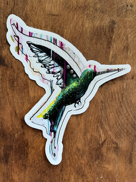 Hummingbird Sticker - Whitney Hayden