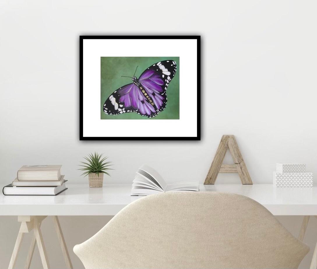 Purple Destiny Butterfly Print - Whitney Hayden