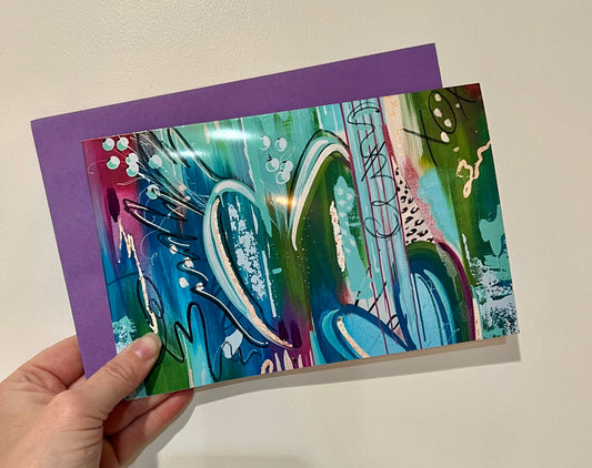 Graffiti Heart #7 Art Note Card Set - Whitney Hayden