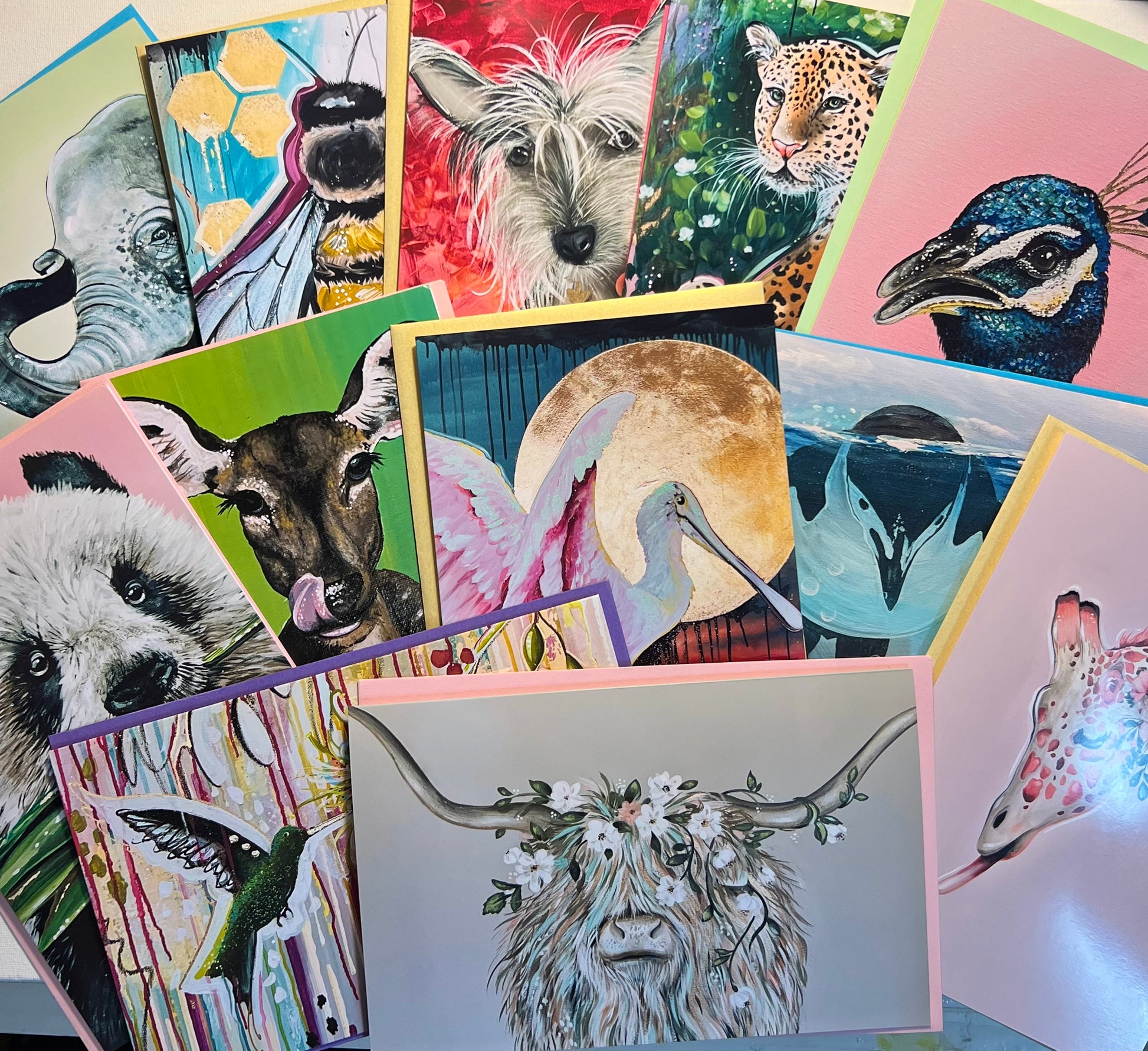 Animal Art Note Card Set - Whitney Hayden