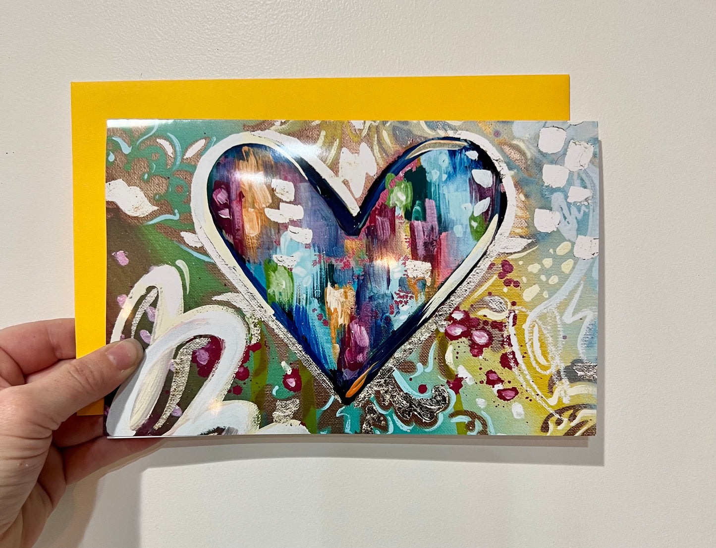 Graffiti Heart #5 Art Note Card Set - Whitney Hayden