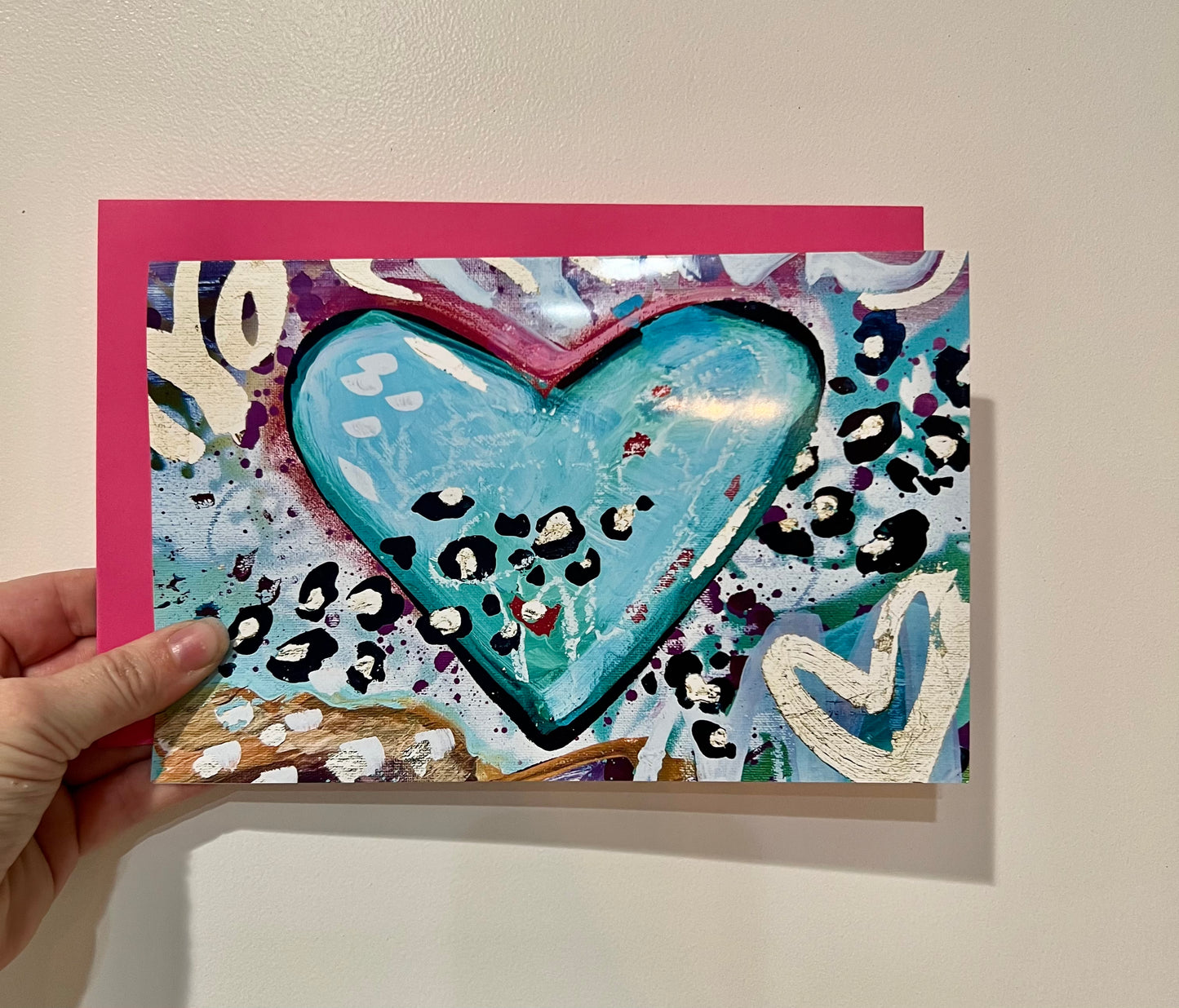 Graffiti Heart #1 Art Note Card Set - Whitney Hayden