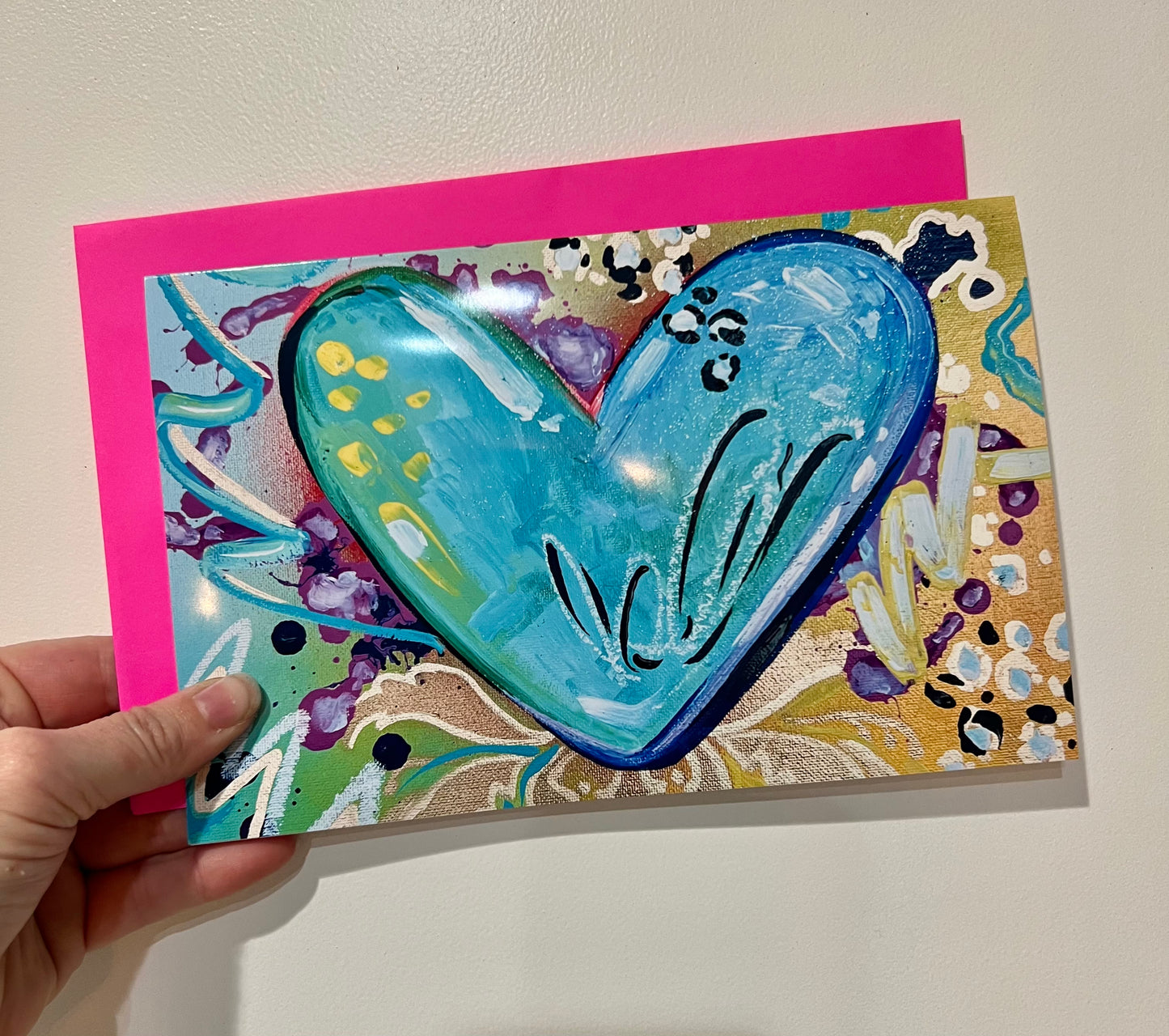 Graffiti Heart #8 Art Note Card Set - Whitney Hayden
