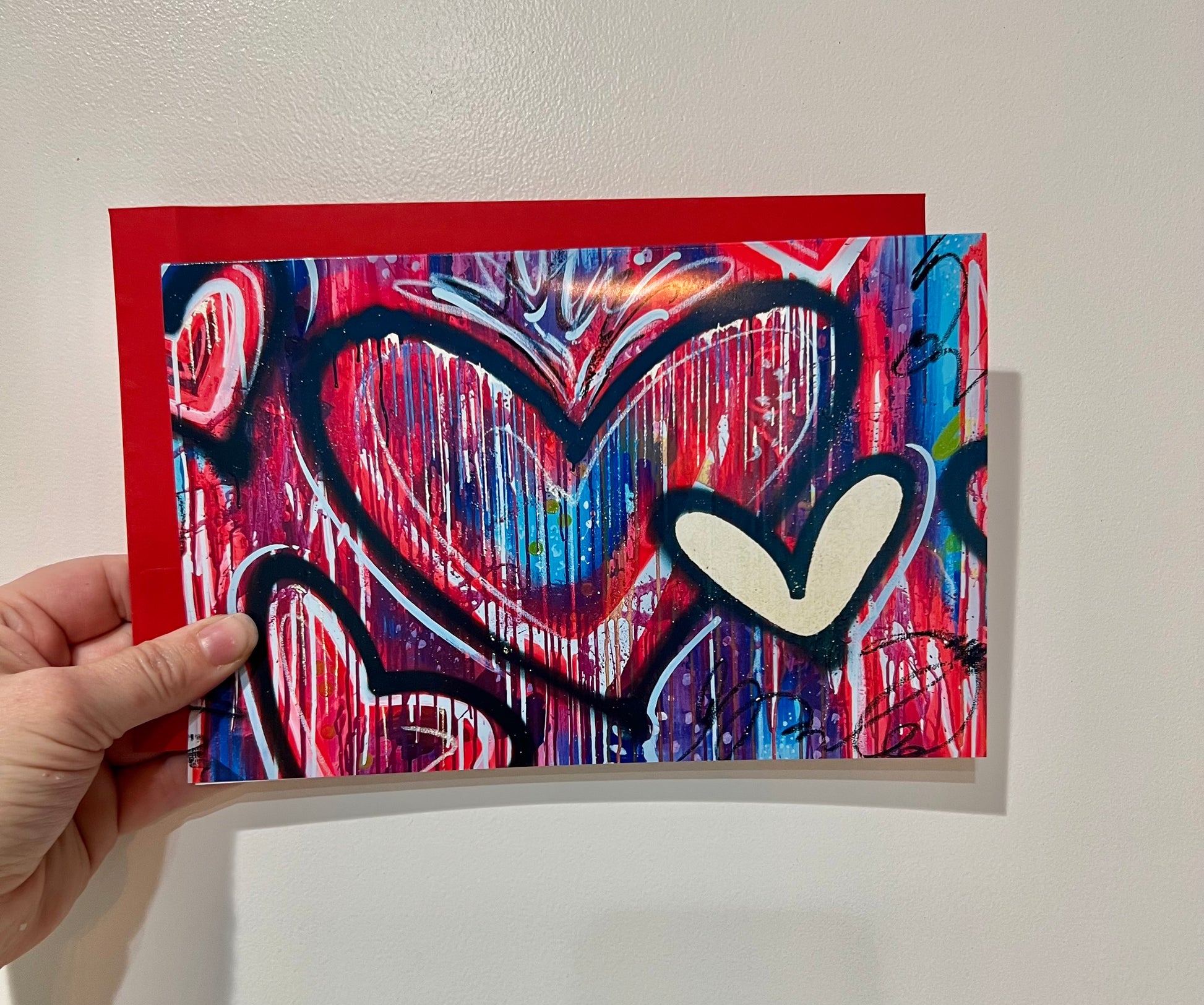 Graffiti Heart #2 Art Note Card Set - Whitney Hayden