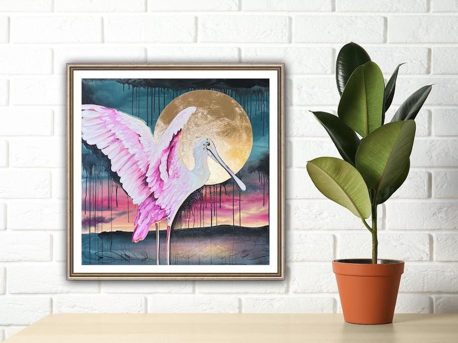 Pink Spoonbill Art Prints - Whitney Hayden