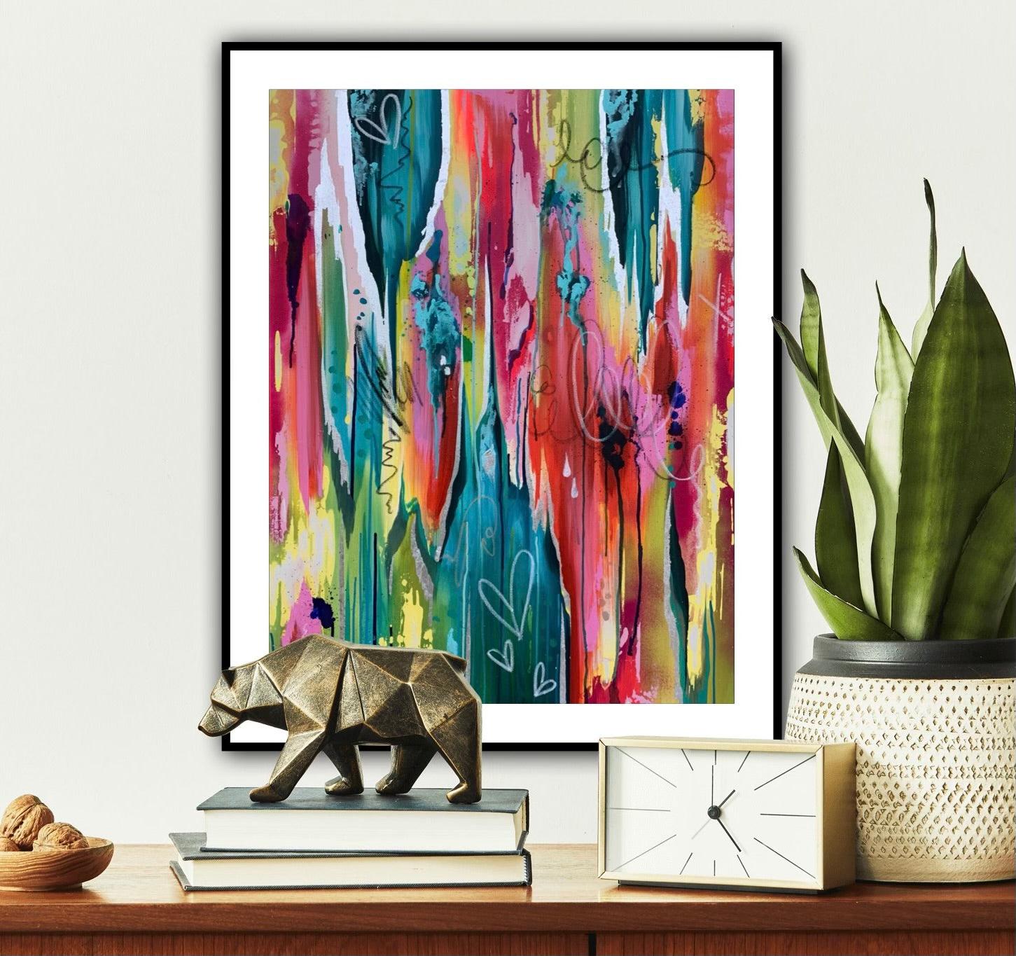 Finding Happiness in the Chaos Fine Art Prints - Whitney Hayden