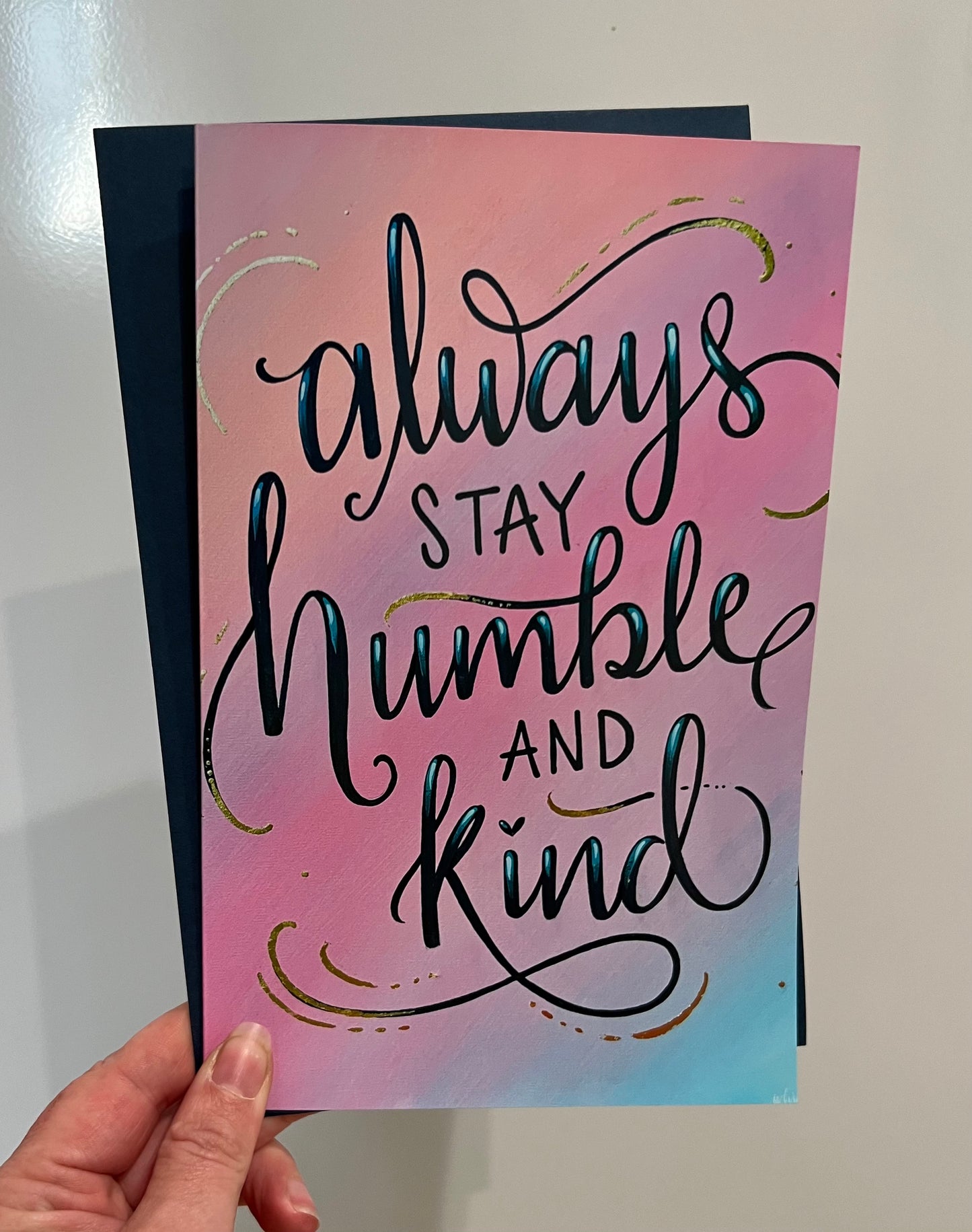 Always Stay Humble and Kind Art Note Card Set - Whitney Hayden