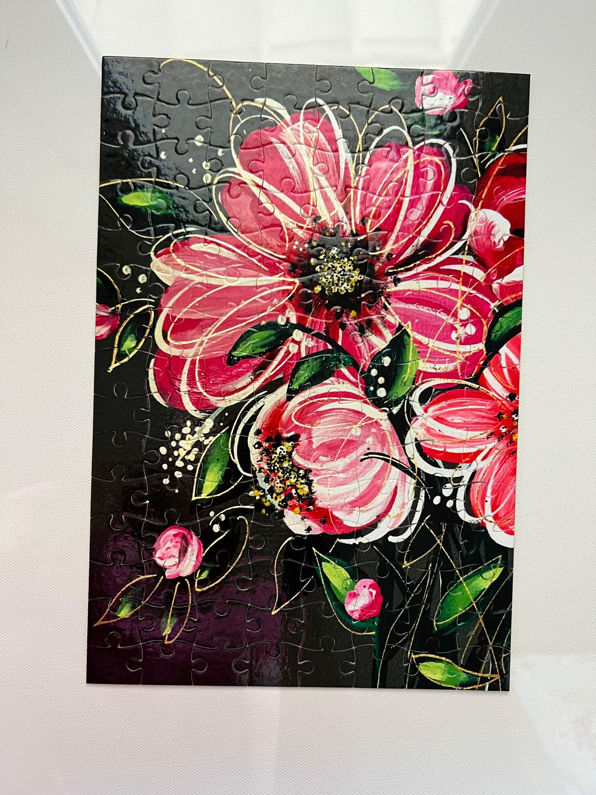 Pink Floral Puzzle Small - Whitney Hayden