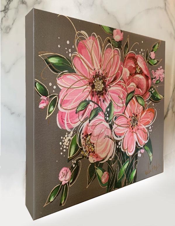 Floral Pink Original & Prints - Whitney Hayden