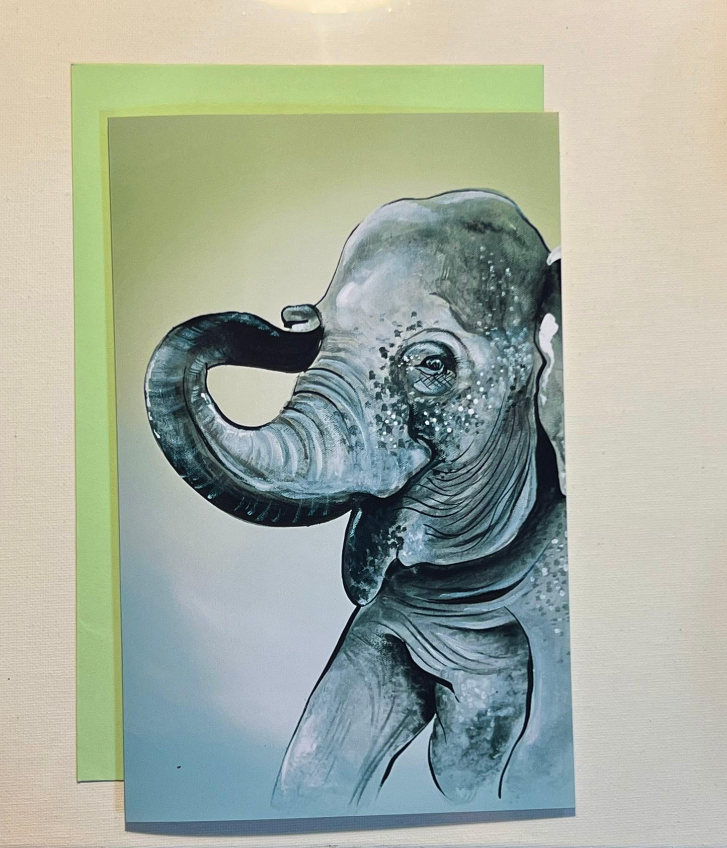 Elephant Art Note Card Set - Whitney Hayden